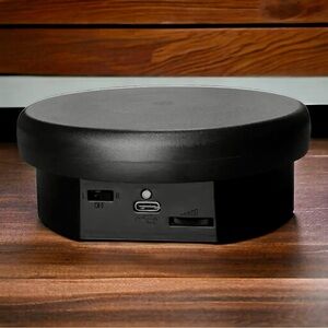 Noiseless!⭐️11 LB Capacity! •3AAA•Upgraded Black Rotating Display